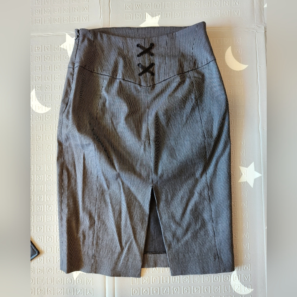 Tie Back Pencil Skirt